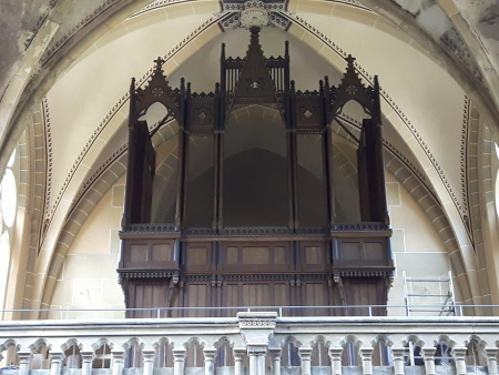 Geh&auml;use der Orgel im Juni 2020